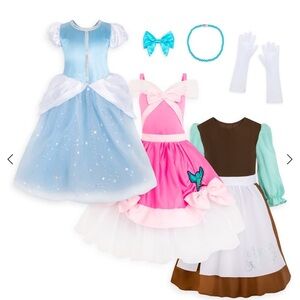 3 Cinderella Kids Costume